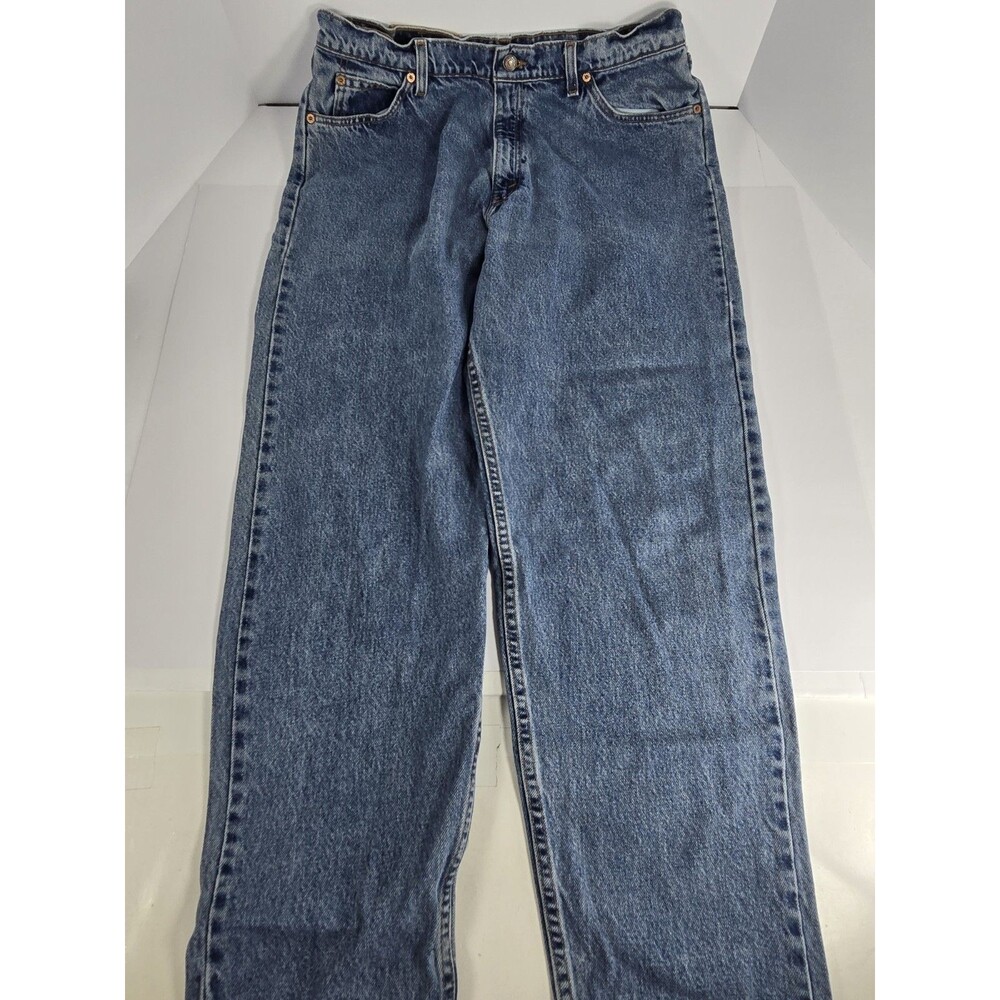 Vintage 90s Levi's 961 Orange Tab Jeans Women's 16 USA Loose Straight Leg